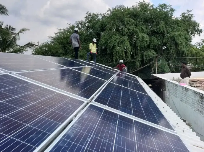 solar panel installation in Tamil Nadu